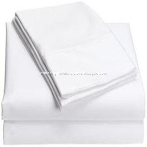 Hotsale Bleached polyester cotton white fabric